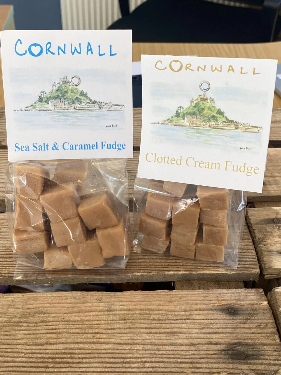 Cornish Sea Salt and Caramel Fudge
