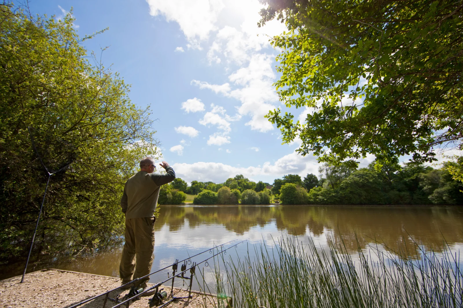 Fishing Shot at Notter Bridge Cornwall