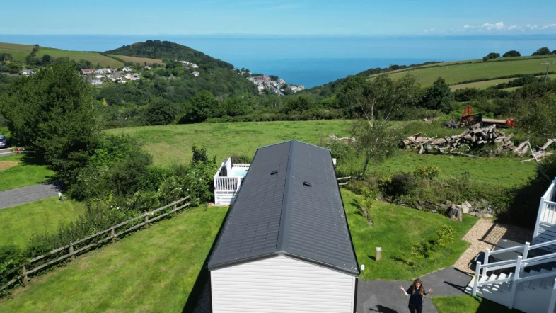 Static Caravan with Incredible View Lynmouth