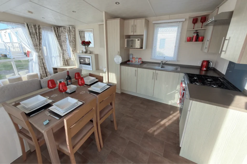 holiday caravan lounge for sale in brean