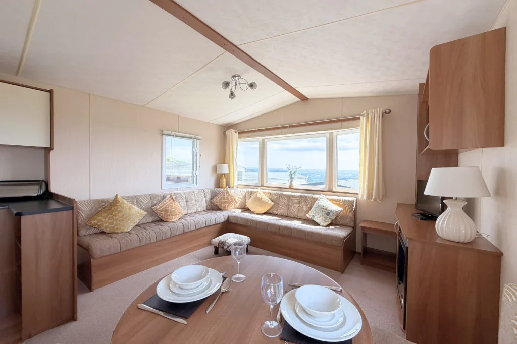ABI Vista Platinum 2011 living room Tamar View caravan