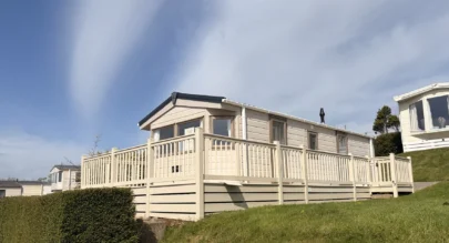delta bromley with decking cornwall holiday park