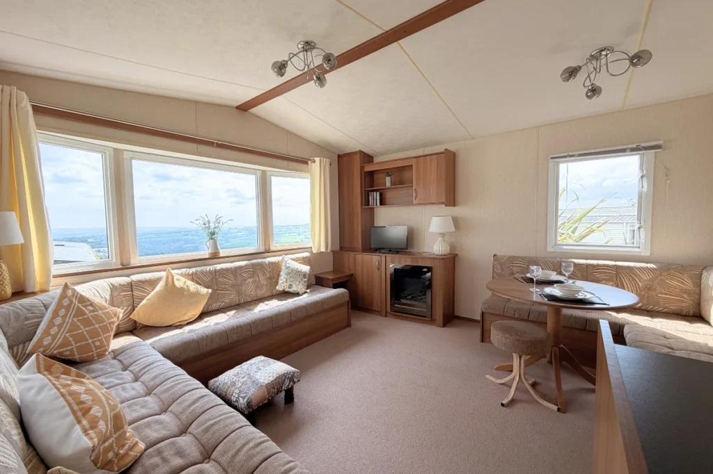 Static caravan living space ABI Vista Platinum 2011 interior
