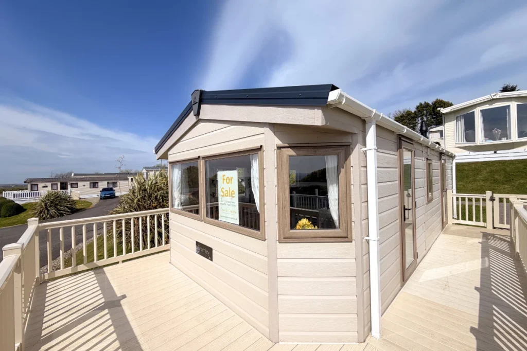 delta bromley with decking cornwall holiday park