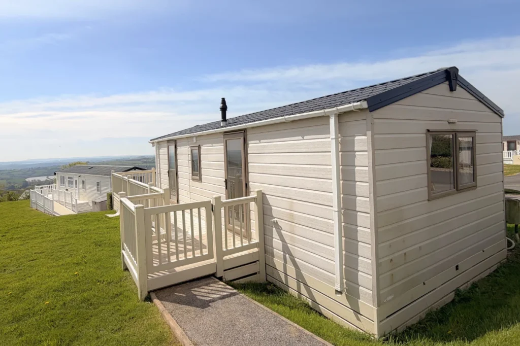 holiday caravan with new license Tamar View cornwall