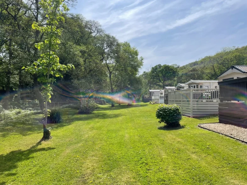 Cornwall Holiday Caravan Park in Nature