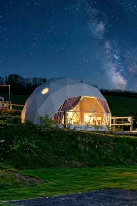 Lynmouth Geodome Pods Stargazing Night
